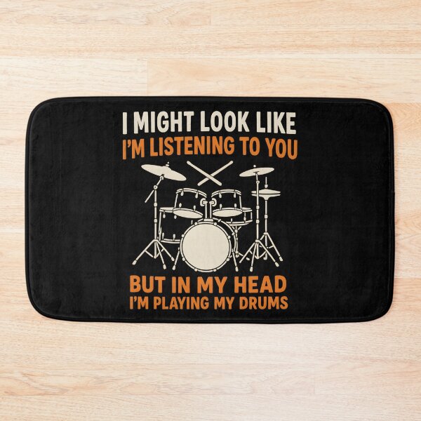 Item preview, I Might Look Like I'm Listening To You But In My Head Drums designed and sold by hemagamo.