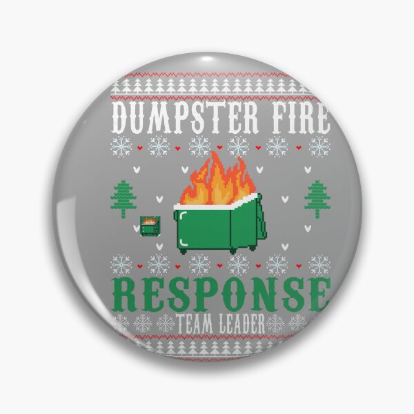 Item preview, Dumpster Fire Response Team Leader Christmas Ugly Working  designed and sold by ArleneRowe.