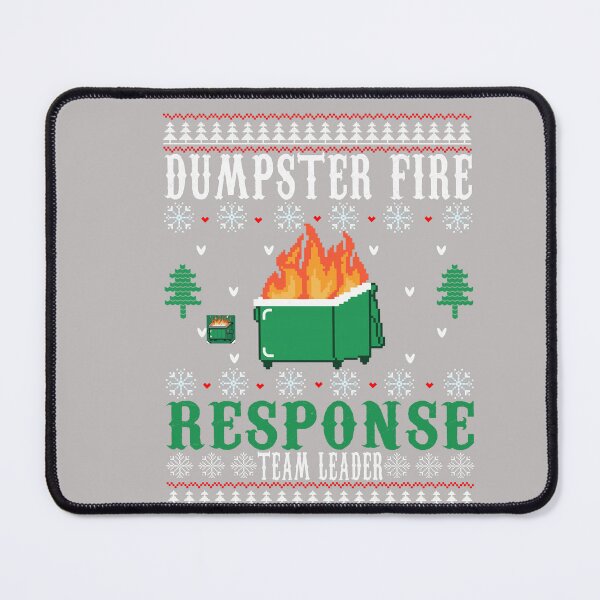 Item preview, Dumpster Fire Response Team Leader Christmas Ugly Working  designed and sold by ArleneRowe.