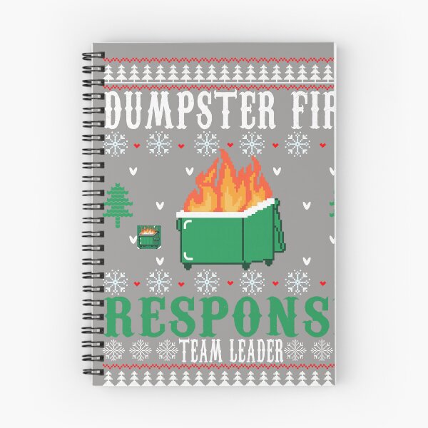Item preview, Dumpster Fire Response Team Leader Christmas Ugly Working  designed and sold by ArleneRowe.