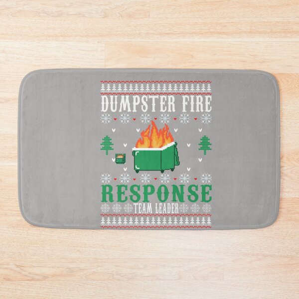 Item preview, Dumpster Fire Response Team Leader Christmas Ugly Working  designed and sold by ArleneRowe.
