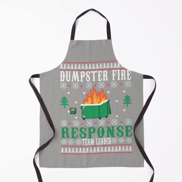 Item preview, Dumpster Fire Response Team Leader Christmas Ugly Working  designed and sold by ArleneRowe.