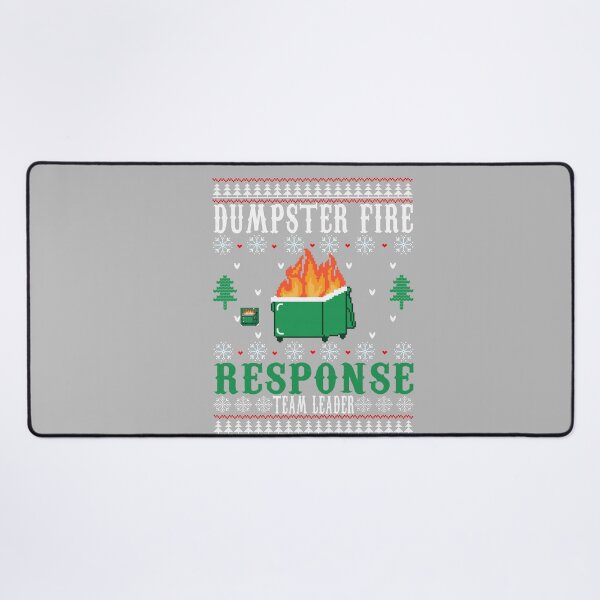 Item preview, Dumpster Fire Response Team Leader Christmas Ugly Working  designed and sold by ArleneRowe.