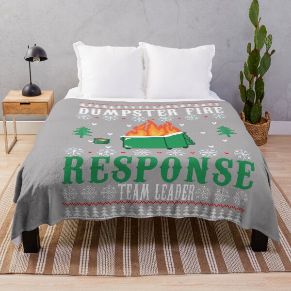 Item preview, Dumpster Fire Response Team Leader Christmas Ugly Working  designed and sold by ArleneRowe.