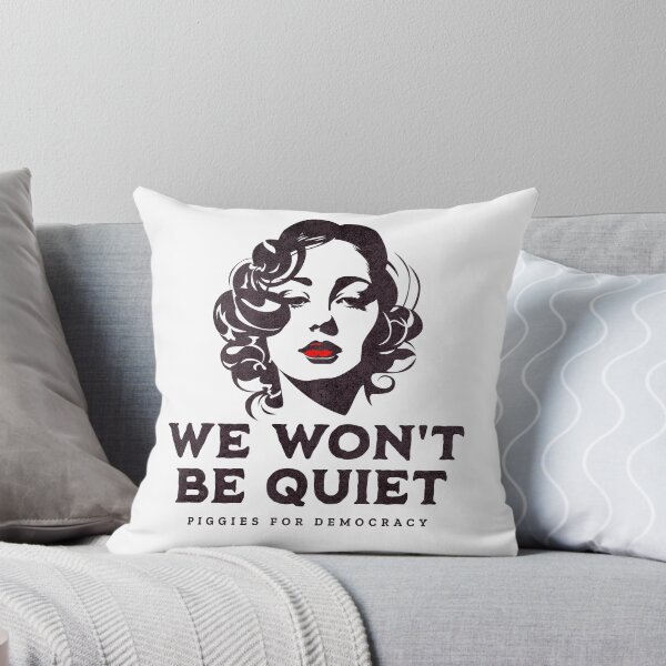 Item preview, Anti-Trump Free Speech Quiet Piggy Artwork designed and sold by Artichoke Press.
