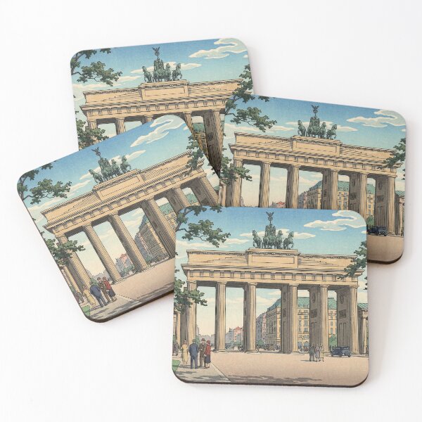 Item preview, Brandenburg Gate Japanese Woodblock Print designed and sold by Takeda-art.