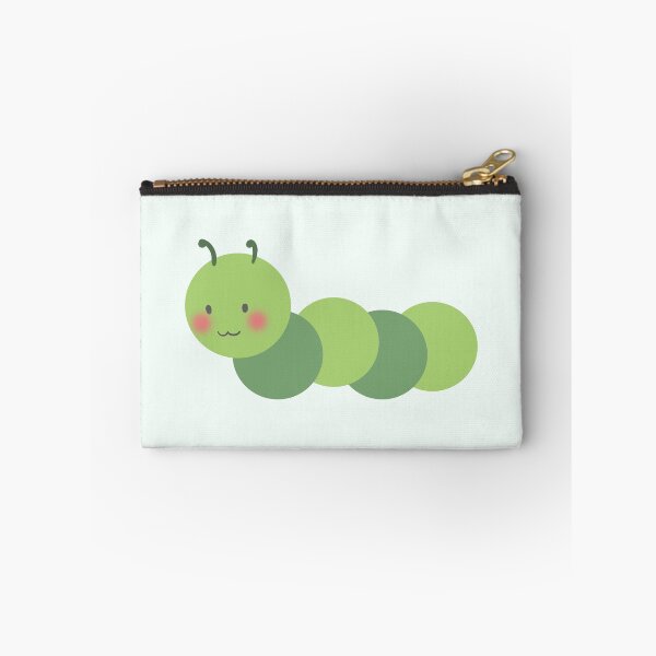 Item preview, Cute Green Caterpillar Minimalist Kawaii Design designed and sold by Porpor Artwork.