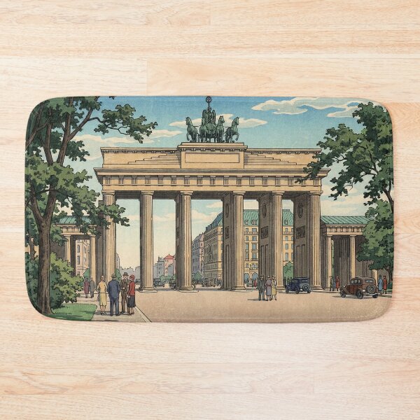 Item preview, Brandenburg Gate Japanese Woodblock Print designed and sold by Takeda-art.