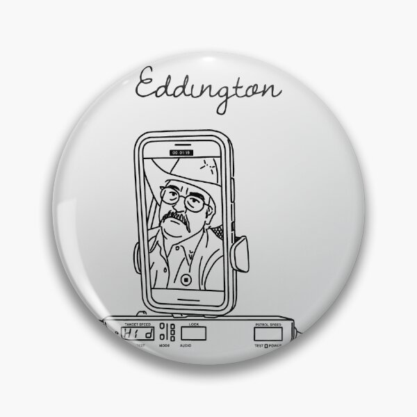 Artikelvorschau, Eddington – vom Film Ari Aster inspiriertes minimalistisches Design entworfen und verkauft von gogopachinko.