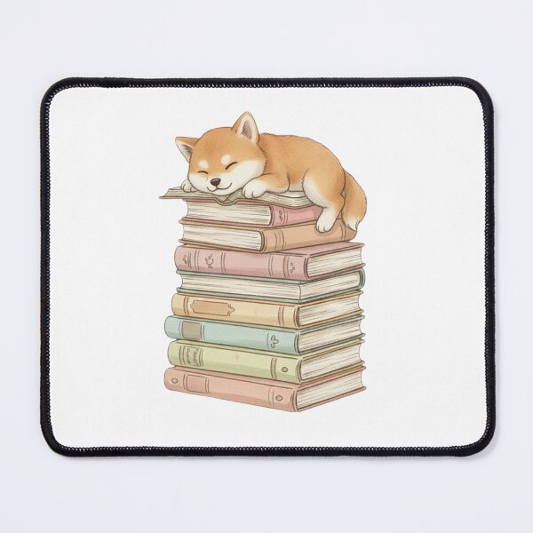 Item preview, Shiba inu is sleeping book books catnap cute kawaii cat kitten cats kitty designed and sold by CheeseBlueprint.