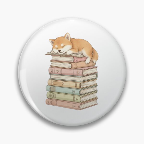 Item preview, Shiba inu is sleeping book books catnap cute kawaii cat kitten cats kitty designed and sold by CheeseBlueprint.