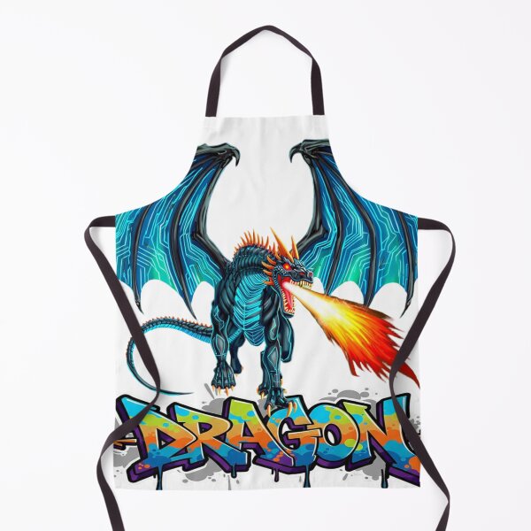 Item preview, Fire-Breathing Graffiti Dragon Illustration designed and sold by newvisionart191.