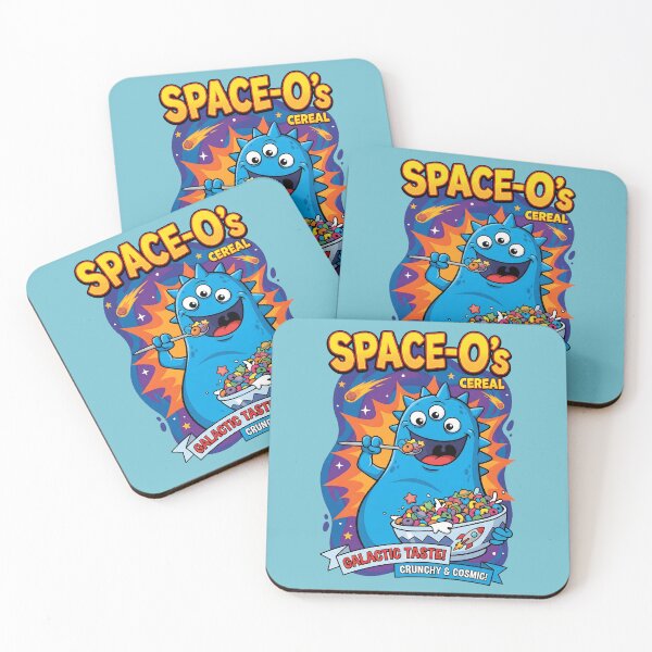 Item preview, Space-O's Cereal - Galactic Taste Monster Mascot designed and sold by AwesomeBeyondLimits.
