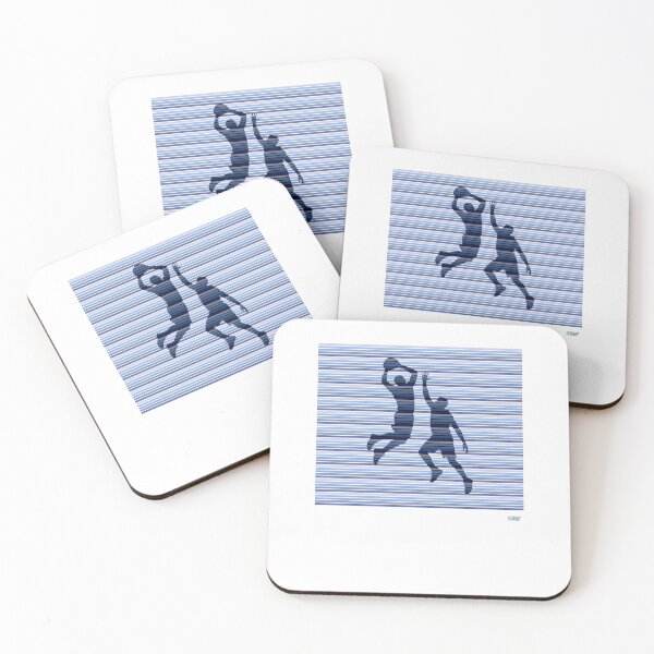 Item preview, Hooper shirt - attack and defense with blue stripes: Retro abstract basketball shirt designed and sold by SlanTee.
