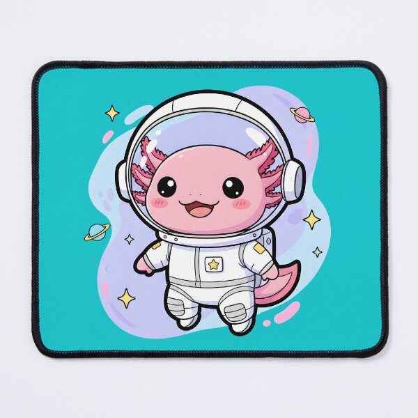 Item preview, Cute kawaii axolotl astronaut  designed and sold by Kawaii Nest.
