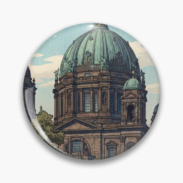 Item preview, Berlin Cathedral Japanese Woodblock Print designed and sold by Takeda-art.