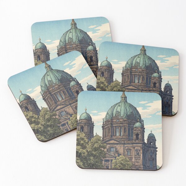 Item preview, Berlin Cathedral Japanese Woodblock Print designed and sold by Takeda-art.