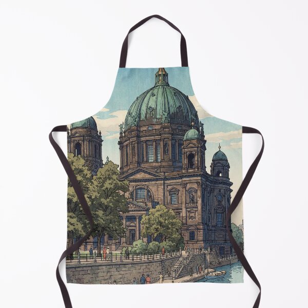 Item preview, Berlin Cathedral Japanese Woodblock Print designed and sold by Takeda-art.