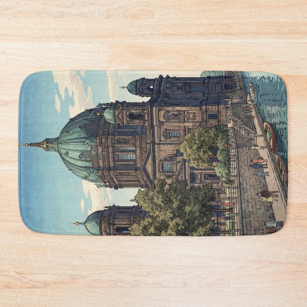 Item preview, Berlin Cathedral Japanese Woodblock Print designed and sold by Takeda-art.