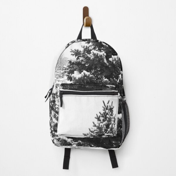 Item preview, Snow Covered Evergreen Trees in Black and White designed and sold by WD-Artist.