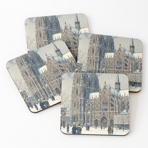 Item preview, Cologne Cathedral Japanese Woodblock Print designed and sold by Takeda-art.