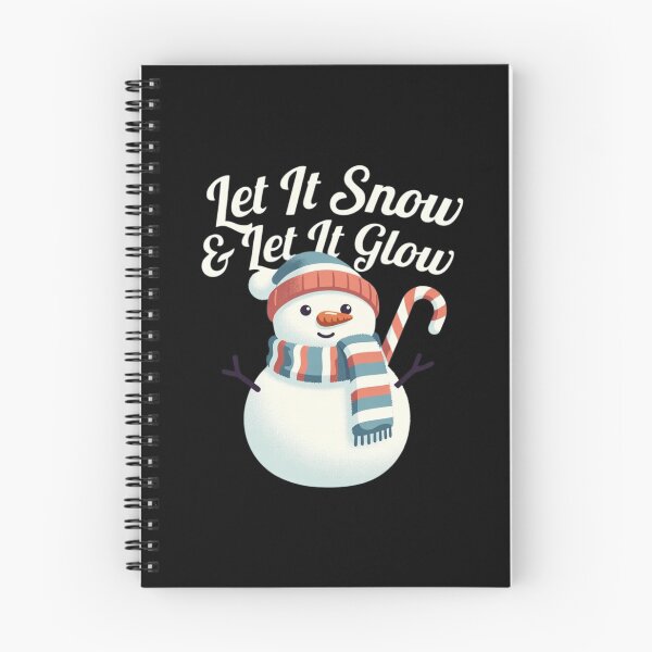 Item preview, Let It Snow & Let It Glow – Festive Snowman Tee designed and sold by EcoArtTees.