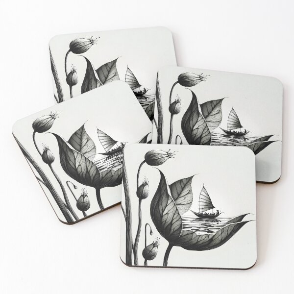 Item preview, Flower Boat, Ai Generated Art  designed and sold by ACC .