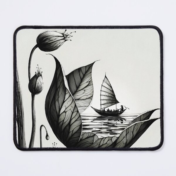 Item preview, Flower Boat, Ai Generated Art designed and sold by ACC .