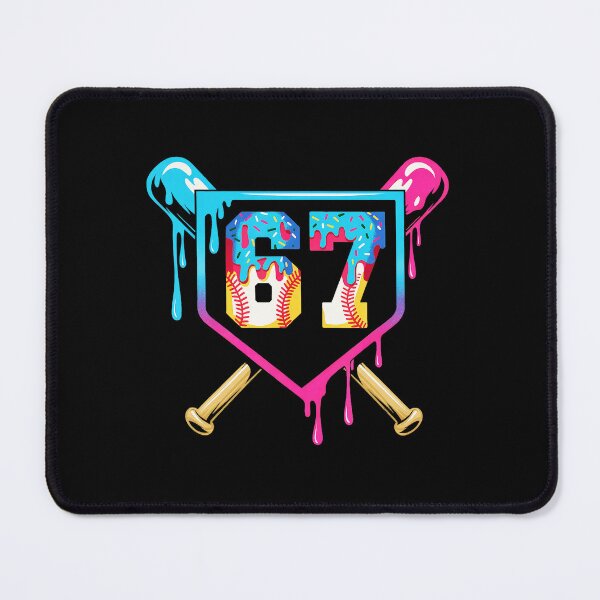 Item preview, Baseball Ice Cream Drip 67  designed and sold by gladysenglish.
