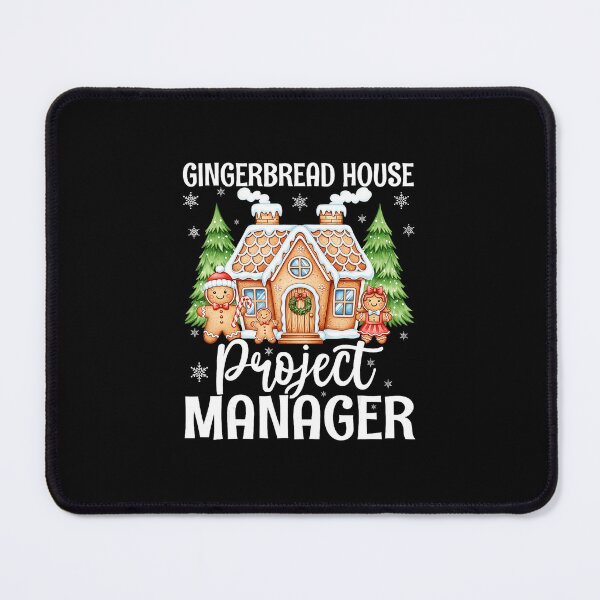 Item preview, Gingerbread House Project Manager Funny Christmas Baking designed and sold by WayTBeenkenArt.