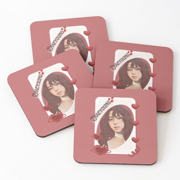 Item preview, TWICE Chaeyoung Kpop Girl group K-music south korean girl group Red Aesthetic Collage Design designed and sold by AJUNICE STUDIO.