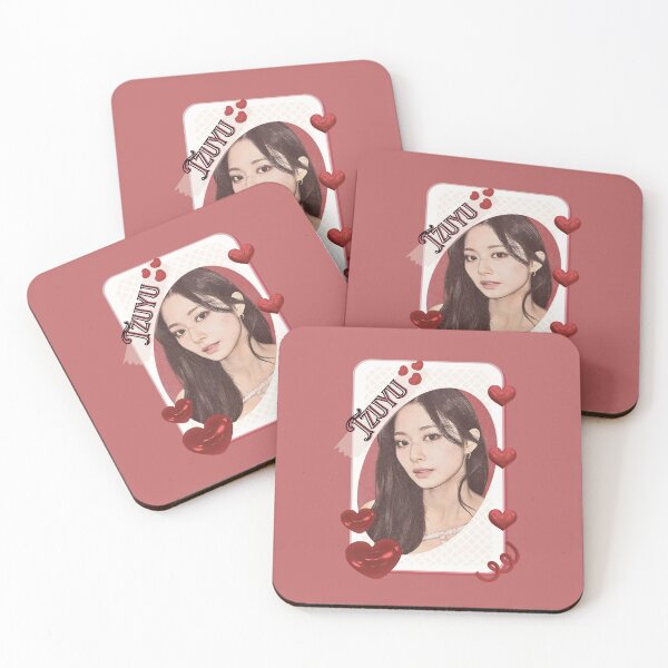 Item preview, TWICE Tzuyu Kpop Girl group K-music south korean girl group Red Aesthetic Collage Design designed and sold by AJUNICE STUDIO.