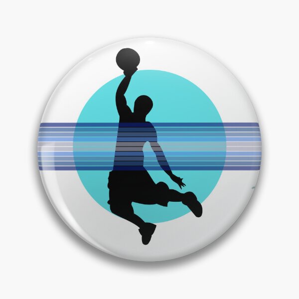 Item preview, hooper Dunk Silhouette – Blue Basketball Graphic | Urban Sports Shirt designed and sold by SlanTee.