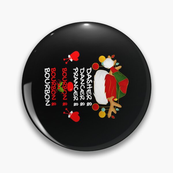 Item preview, Dasher Dancer Prancer Bourbon Christmas Holiday Reindeer  designed and sold by JEFDodsonArt.