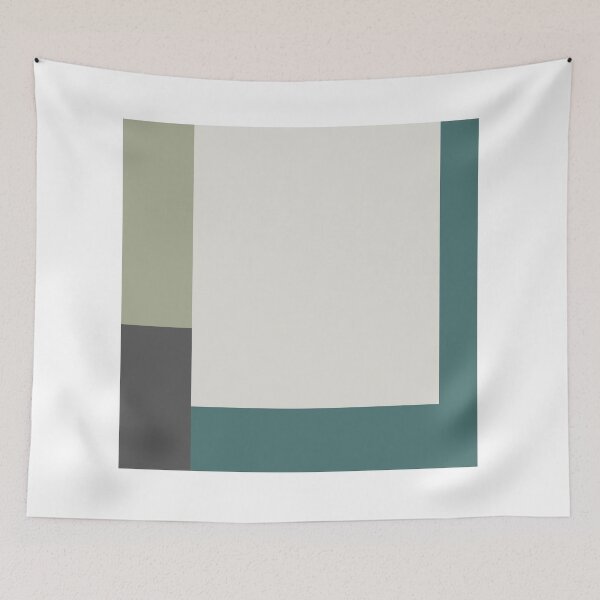 Item preview, abstract block blue designed and sold by la-chemise.