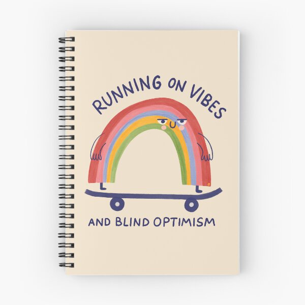 Item preview, Running on Vibes & Blind Optimism designed and sold by Itouchedabee.
