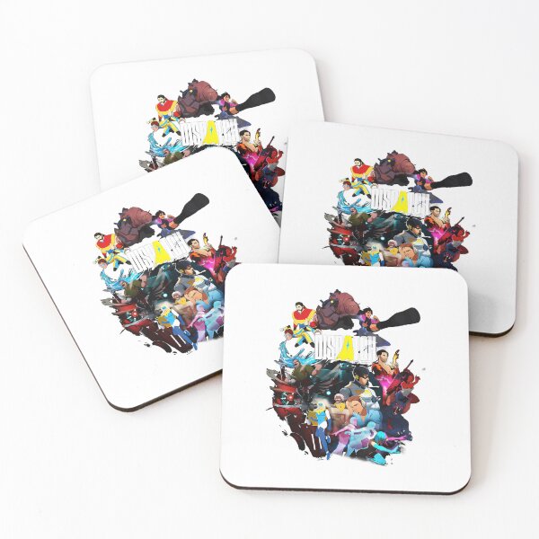 Item preview, Dynamic Explosion Multicolor Character Collage designed and sold by brucerios.