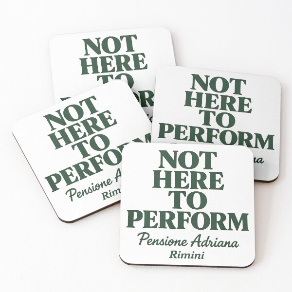 Item preview, Not Here to Perform — Pensione Adriana, Rimini designed and sold by bisha.