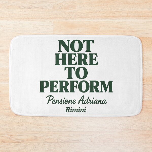 Item preview, Not Here to Perform — Pensione Adriana, Rimini designed and sold by bisha.