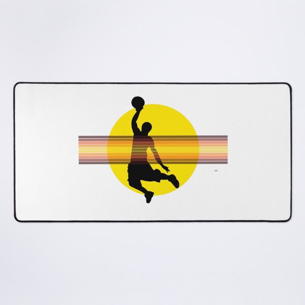 Item preview, Hooper Layup Silhouette – Red Basketball Slam Dunk Player | Vintage Hoops T-Shirt designed and sold by SlanTee.
