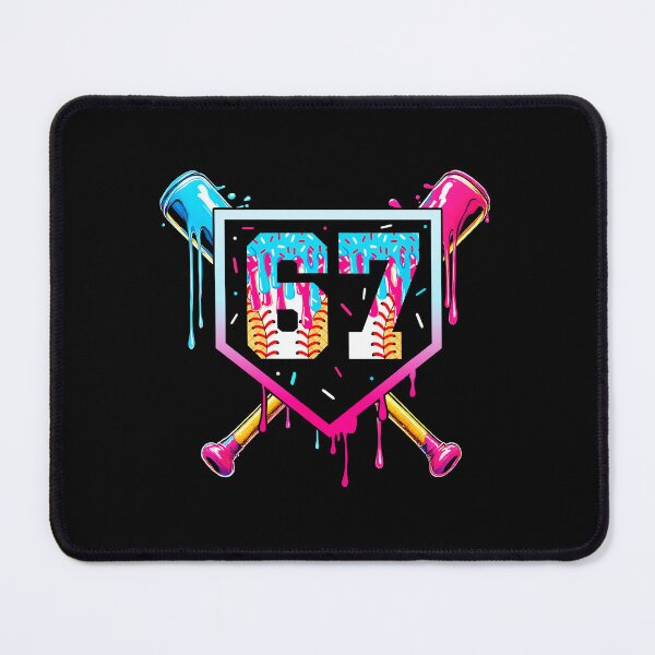 Item preview, Baseball Ice Cream Drip Number 67 Player 67th Birthday  designed and sold by gladysenglish.