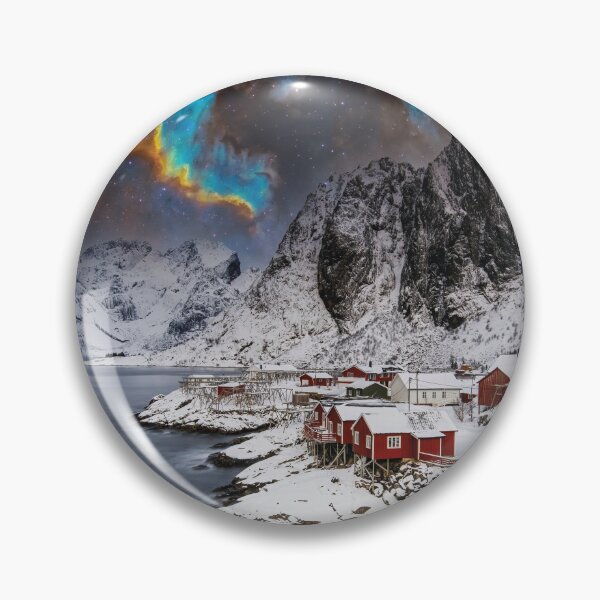 Item preview, small village, Lofoten Islands, Norway designed and sold by Mauswohn.