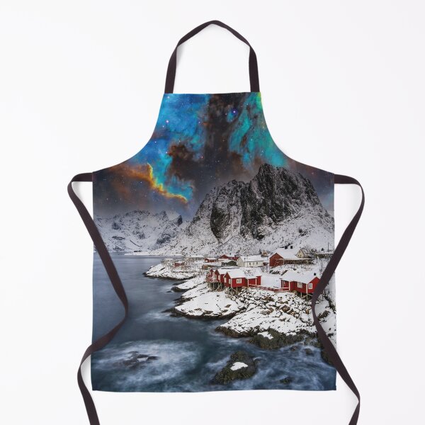 Item preview, small village, Lofoten Islands, Norway designed and sold by Mauswohn.