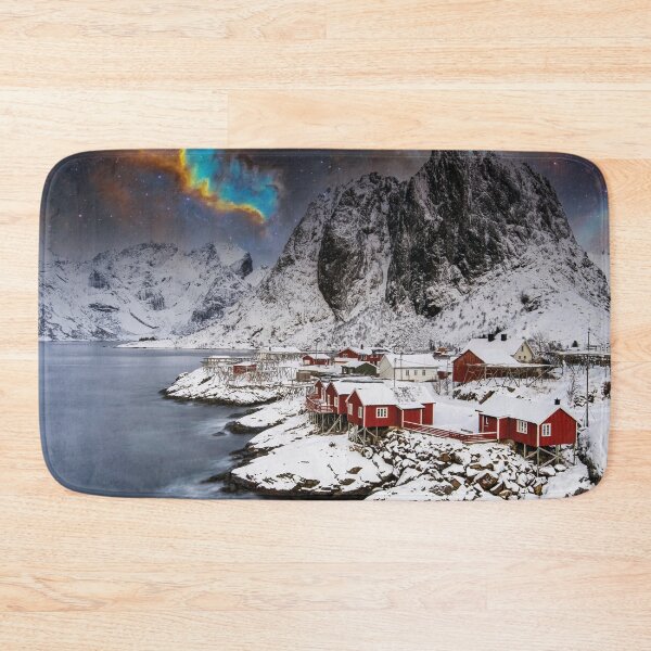Item preview, small village, Lofoten Islands, Norway designed and sold by Mauswohn.