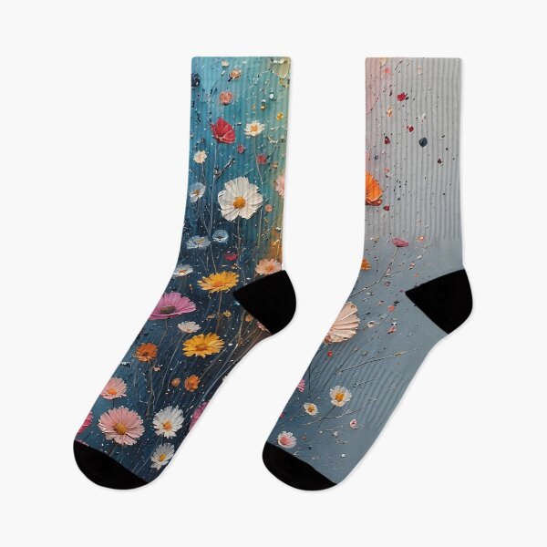 Item preview, A field of flowers in splendor of color and texture designed and sold by Mianku | Für das Leben.