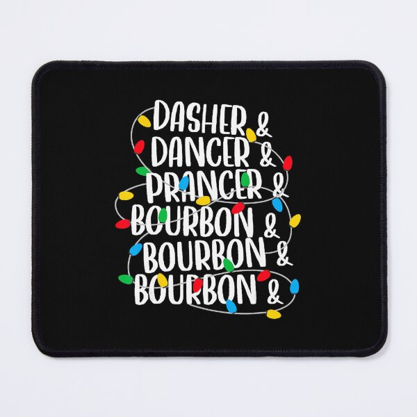 Item preview, Dasher Dancer Prancer Bourbon Christmas Lights Reindeer  designed and sold by JEFDodsonArt.
