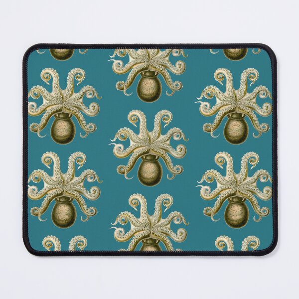 Item preview, Octopus – Haeckel Vintage Science Art - Teal designed and sold by FUNKARIUM.