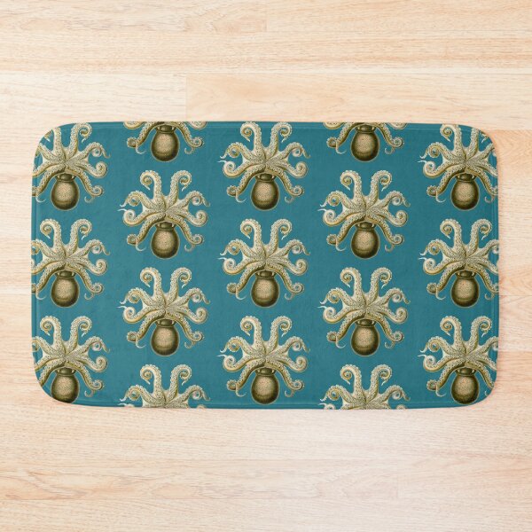 Item preview, Octopus  – Haeckel Vintage Science Art - Teal designed and sold by FUNKARIUM.