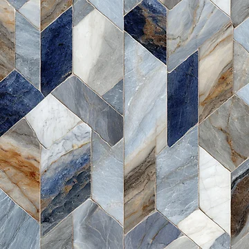 Artwork thumbnail, Geometric marble pattern by SmileshareShop