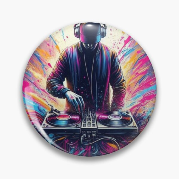 Item preview, Neon DJ Mix – Futuristic Urban Music Art designed and sold by Kruti Collection.